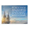 Greetings Cards: 'For God so loved…' Jn. 3.16 (Pack of 6)